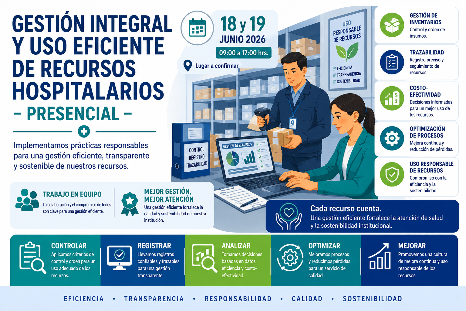 GESTIÓN INTEGRAL Y USO EFICIENTE DE RECURSOS HOSPITALARIOS – PRESENCIAL